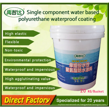 Recubrimiento líquido / Pintura impermeable de poliuretano de componente único (PU) para balcón
